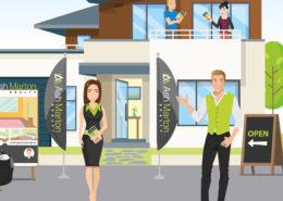 Studio Sabine - Illustraties & Ontwerp | Makelaarskantoor Ash Marton Realty