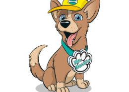 Studio Sabine - Illustraties | karakter ontwerp hondje voor dierenkliniek