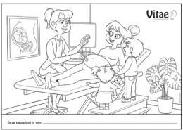 Studio Sabine - Illustraties & Ontwerp | kleurplaat verloskundigepraktijk