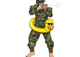 Studio Sabine - Illustraties & Ontwerp | Cartoons Amerikaans leger